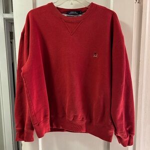 Men's Red Tommy Hilfiger Sweatshirt Size L.
